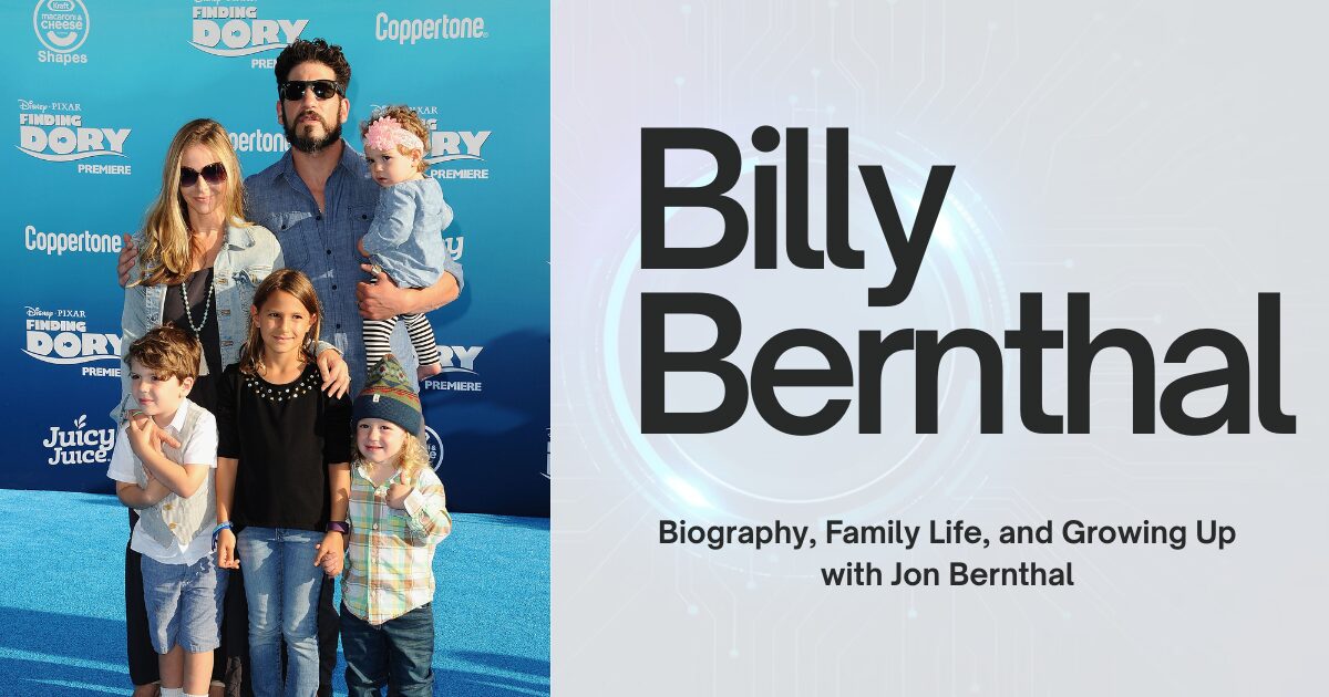 Billy Bernthal: Biography, Family Life, and Growing Up with Jon Bernthal