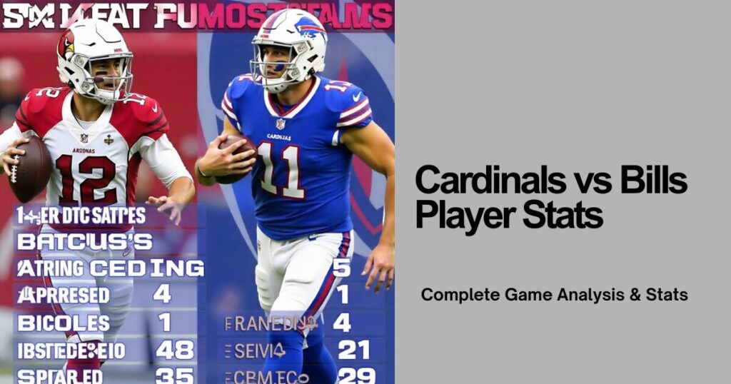 Cardinals vs Bills Player Stats: Josh Allen's 4 TDs Lead 34-28 Win 1 The current image has no alternative text. The file name is: Cardinals-vs-Bills-Player-Stats.jpg