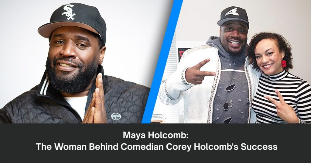 The current image has no alternative text. The file name is: Maya-Holcomb-The-Woman-Behind-Comedian-Corey-Holcombs-Success.jpg