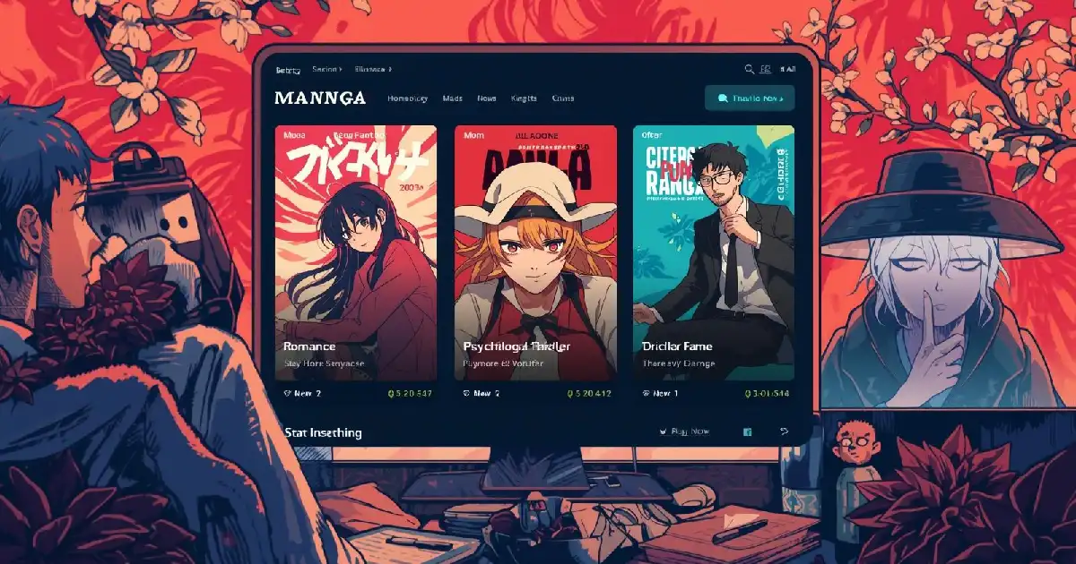 "Manga18fz online platform displaying mature manga titles across romance, thriller, and drama genres with free chapter access and regular content updates for adult readers."