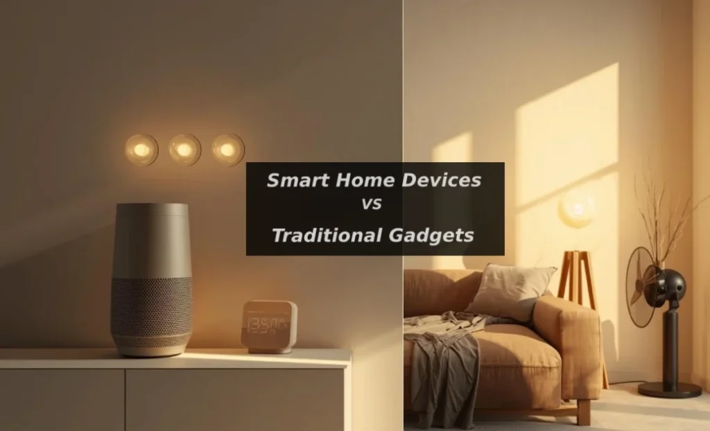 Smart vs Traditional Gadgets For Homes in 2025 1 The current image has no alternative text. The file name is: Smart-Home-Devices-vs-Traditional-Gadgets.webp
