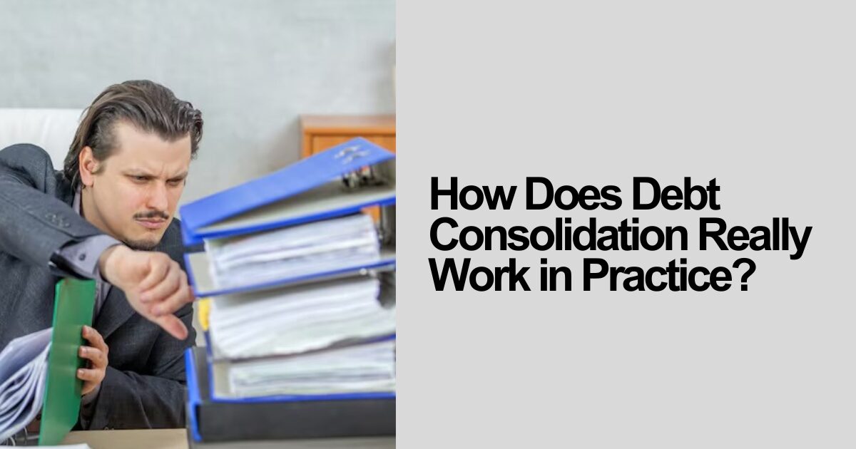 How Does Debt Consolidation Really Work in Practice?