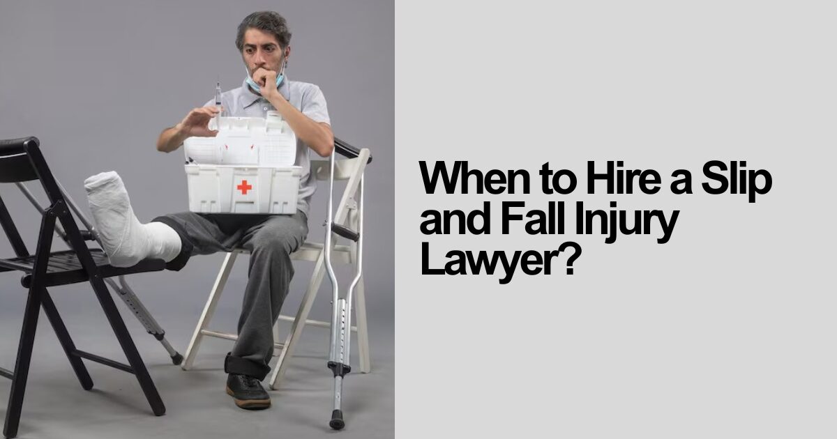 Slip and Fall Injury Lawyer