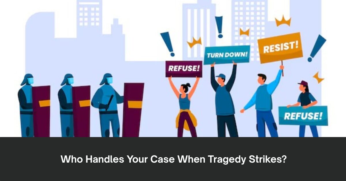 Who Handles Your Case When Tragedy Strikes?