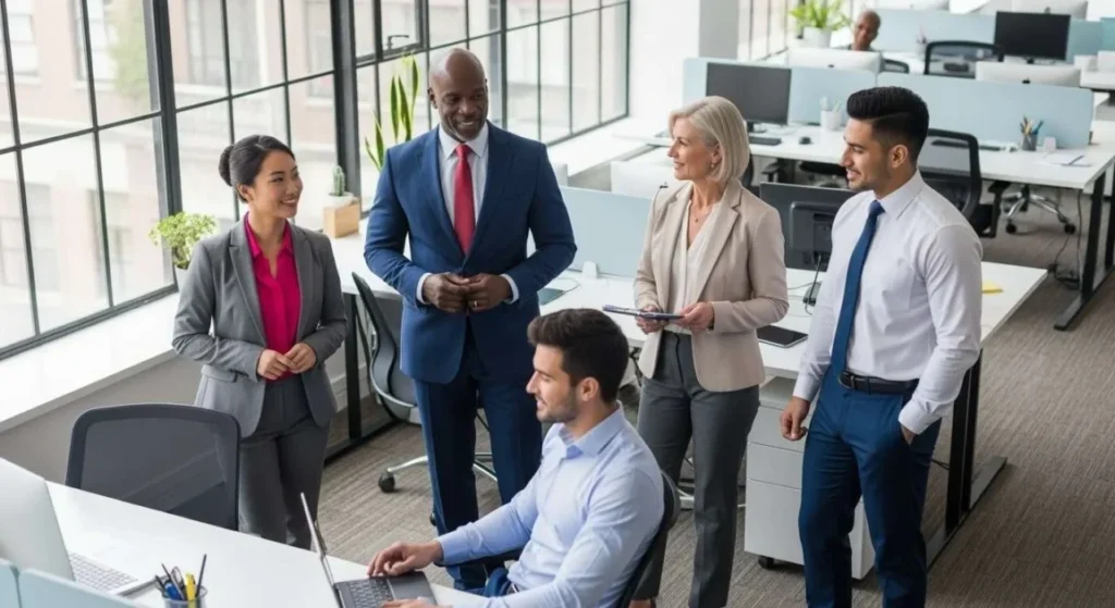 corporate uniforms guide Professional business attire team banner